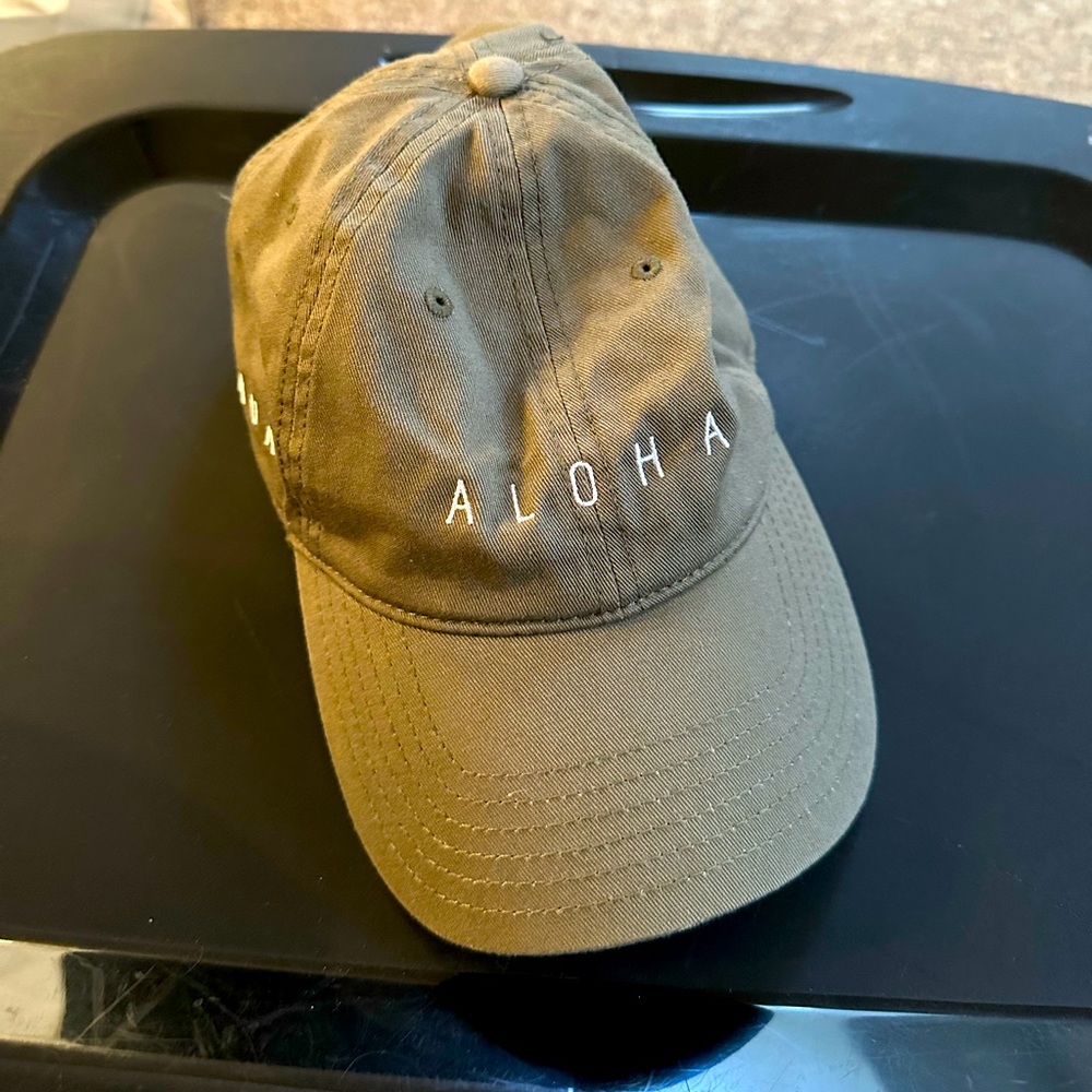Hawaii hat cap Olive color